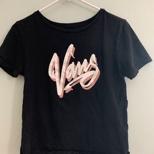 Black and pink Vans T-Shirt.